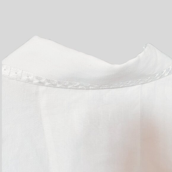 Baldessarini White Linen Shirt. Excellent Condition. Size: XL - Picture 9 of 15